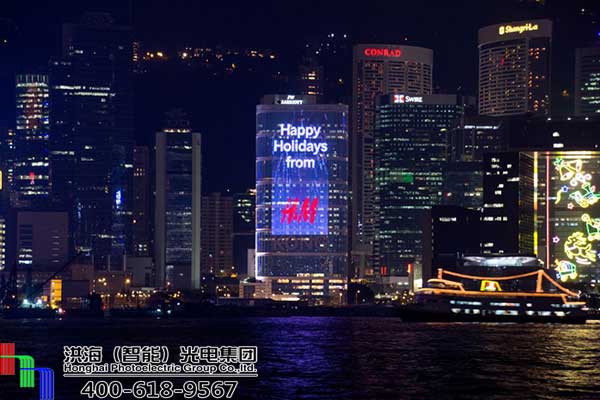 LED光電幕墻，讓您的建筑動(dòng)起來！洪海LED動(dòng)感天幕